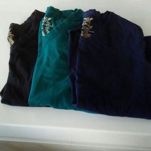 Lot of 3 long sleeve shirts